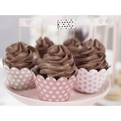 Košíčky na muffiny s puntíky SWEETS 6 ks
